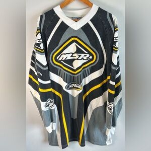 Vintage MSR Racing System Jersey Shirt USA Motocross Dirt Bike Motorcycle 2XL
